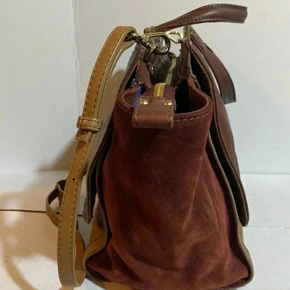 Via pepubblica plum beige leather unisex  briefcase ideas for work travel - Picture 3 of 15